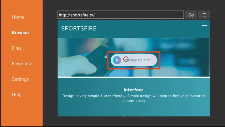 Sportsfire for Firestick