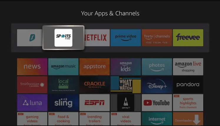 Sportsfire for Firestick